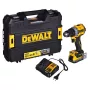 DEWALT 18V POWERSTACK Brushless Combi Drill DCD800E1T 90Nm gręžtuvas-suktuvas su 1x1.7Ah akumuliatoriumi ir TSTAK dėžute
