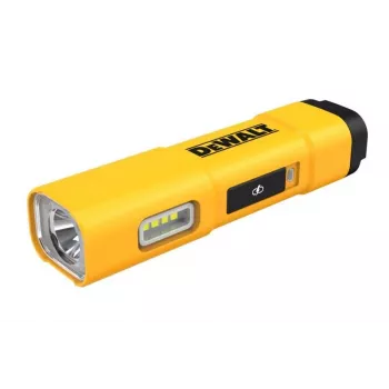 DEWALT BD-DCL183 LED žibintuvėlis 1300 liumenų, IPX4 apsauga nuo purslų, orlaivyje naudojamas aliuminis, juodas