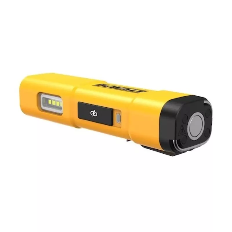 DEWALT BD-DCL183 LED žibintuvėlis 1300 liumenų, IPX4 apsauga nuo purslų, orlaivyje naudojamas aliuminis, juodas