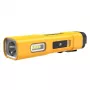 DEWALT BD-DCL183 LED žibintuvėlis 1300 liumenų, IPX4 apsauga nuo purslų, orlaivyje naudojamas aliuminis, juodas