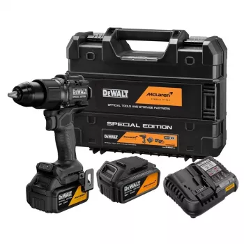DEWALT DCD86MM2T-QW 18V XR bešepetėlis plaktukinis gręžtuvas-suktuvas su 2x4Ah baterijomis