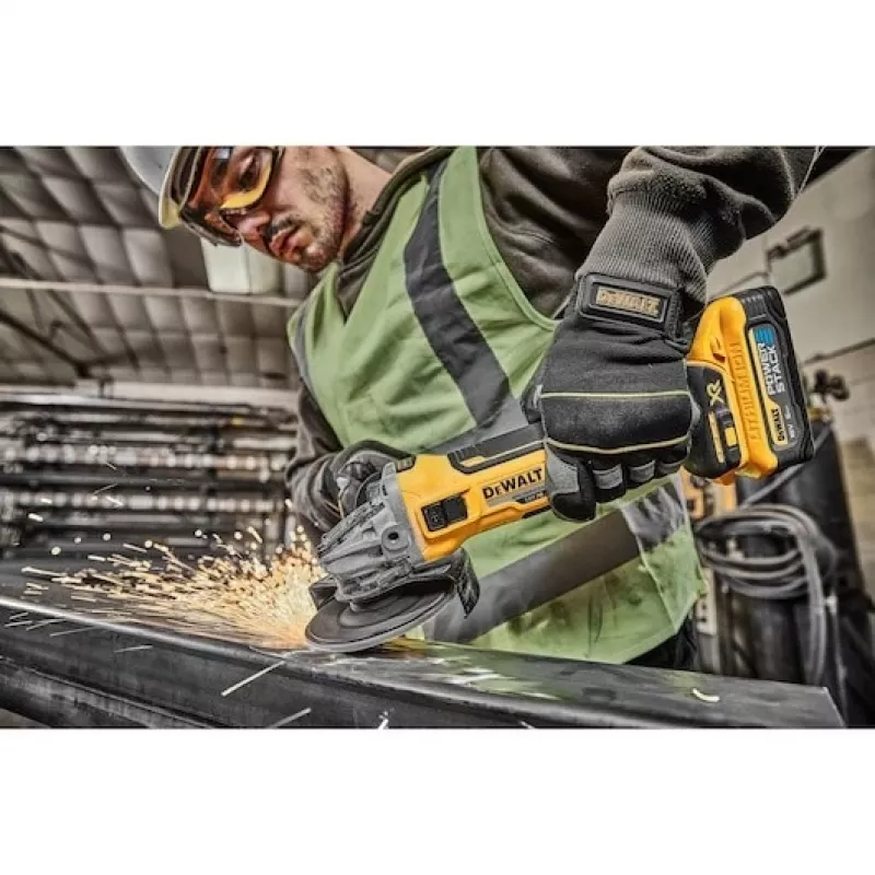 DeWALT DCG405H2T-QW Belaidis grindų poliravimo/šlifavimo aparatas 18V 125mm 5.0Ah XR Li-Ion Brushless TSTAK II komplektas