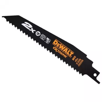 DEWALT DT2307L 228mm 6TPI bimetalinis pjūklo diskas medžiui su vinimis ir metalui