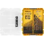 DEWALT DT70755-QZ HSS-G metalo grąžtų rinkinys, 10 dalių, 1/4 colio šešiabriaunis kotas, 135° smaigalys, DIN 338, TSTAK dėklas