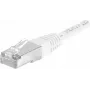 DEXLAN Cat. 6A S/FTP tinklo kabelis, 25 m, baltas, 10 Gbit/s, PoE++, LSZH, plonas kištukas 858370