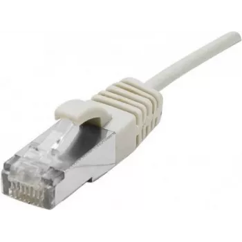 Dexlan Cat. 6A S/FTP (PiMf) itin plonas LSZH tinklo kabelis, 0,5 m, pilkas 858701