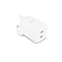 DICOTA 2-Port GaN USB-C sieninis įkroviklis 100W baltas
