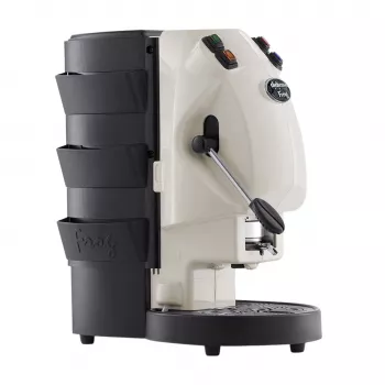 Didiesse Frog Revolution Avorio Espreso aparatas, E.S.E. kapsulėms, 2 l, 650 W, 15 bar, juodas/ivory