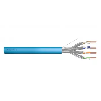 DIGITUS Cat6A montavimo kabelis U/FTP Dca AWG 23/1 LSOH 500m mėlynas ritėje