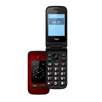 eSTAR Digni Flip eSTAR telefonas su atverčiamu dangteliu, raudonas