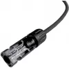 DIVERSE Solar Extension Cable 6mm², Male-Female 0,5m, Black