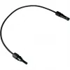 DIVERSE Solar Extension Cable 6mm², MC4 Male to Female, 1 Meter, Black