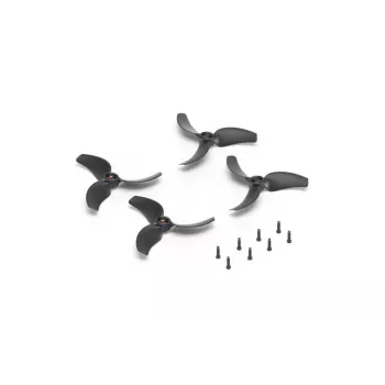 DJI Avata 2 Propelleriai (pora) – oficialūs keičiamieji, greito užfiksavimo, 3 mentelių, juodi