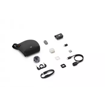 DJI Mic Mini 2S belaidė mikrofonų sistema (1 siųstuvas + 1 imtuvas) | ITwork.lt