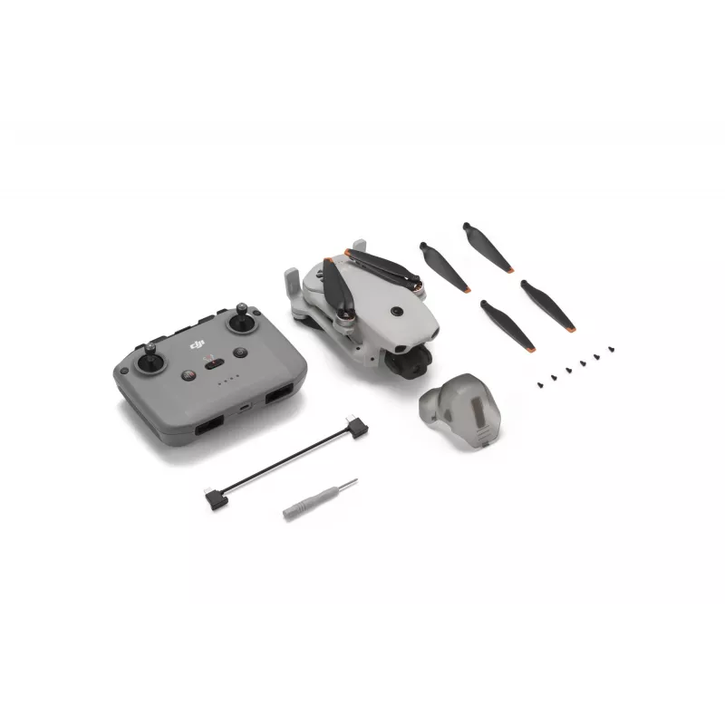 DJI Mini 2 Fly More Combo - itin lengvas dronas su 4K vaizdo įrašu, 3 ašių gimbalu, 30 min skrydžio laiko, GPS, 2.7K vaizdo įrašu, 12MP nuotraukomis, sulankstomu ketursparniu