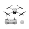 DJI Mini 2 Fly More Combo - itin lengvas dronas su 4K vaizdo įrašu, 3 ašių gimbalu, 30 min skrydžio laiko, GPS, 2.7K vaizdo įrašu, 12MP nuotraukomis, sulankstomu ketursparniu