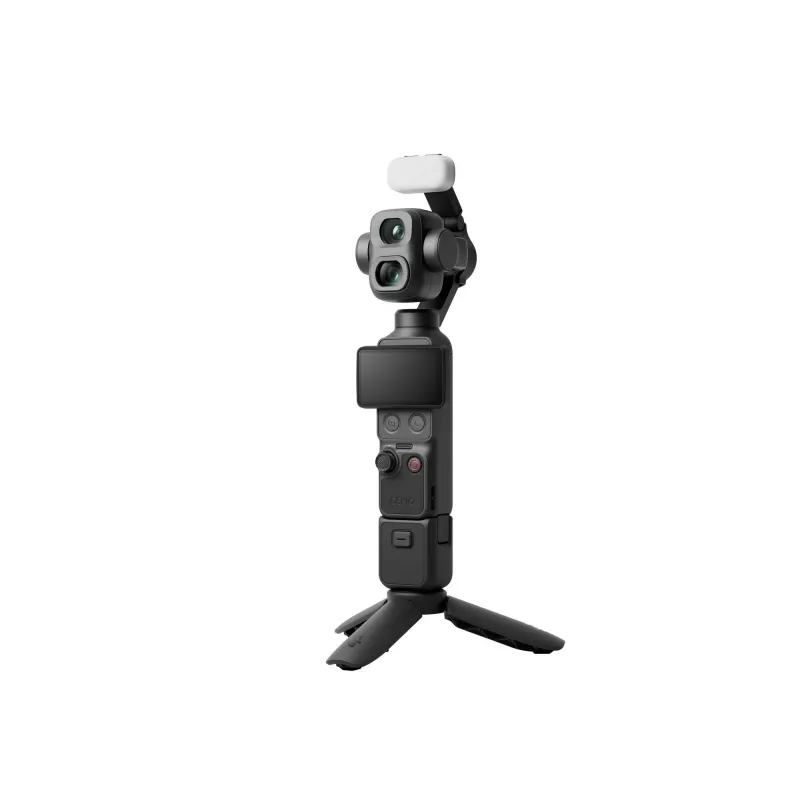 DJI Osmo Mobile 6 išmaniojo telefono gimbals 3 ašių sulankstomas su prailginimo strypu, ActiveTrack 5.0, magnetiniu laikikliu, pilka spalva