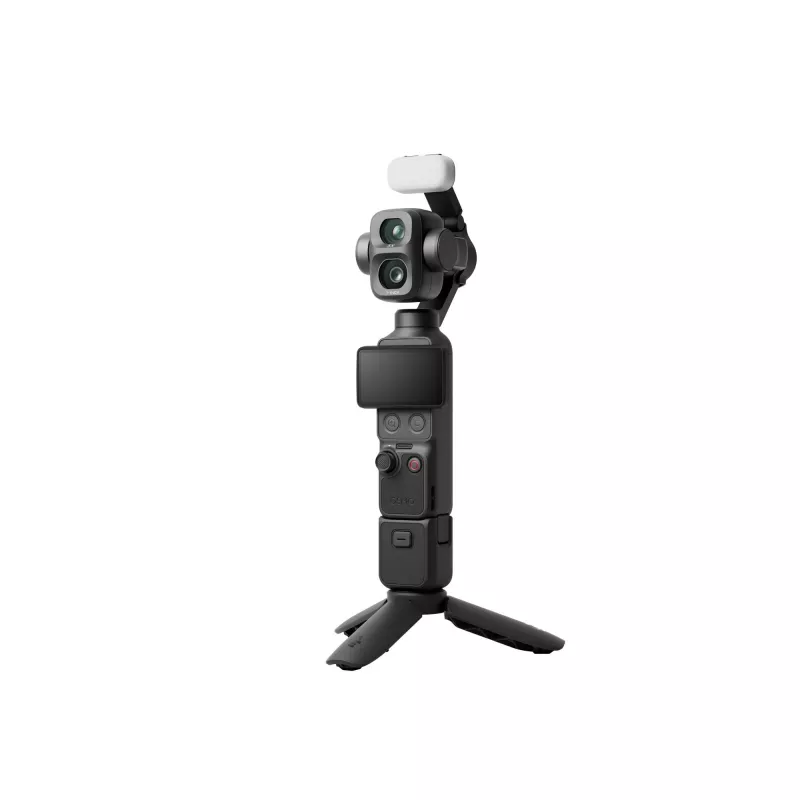 DJI Osmo Mobile 6 išmaniojo telefono gimbals 3 ašių sulankstomas su prailginimo strypu, ActiveTrack 5.0, magnetiniu laikikliu, pilka spalva