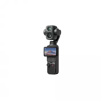 DJI Osmo Pocket 4P Standard Combo – 1 colio CMOS, 4K 120 kadr./s, 3 ašių gimbal, 2 colių pasukamas jutiklinis ekranas, 37 MP nuotraukos, 240 kadr./s sulėtintas vaizdas, Wi-Fi/Bluetooth, 160 min baterija