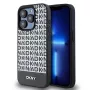 DKNY PU odos rašto su apatine juosta MagSafe dėklas, skirtas iPhone 14 Pro Max - juodas