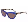DKNY moteriški akiniai nuo saulės DK547S5516425 – Havana acetato rėmelis, rudi gradientiniai lęšiai, 55 mm