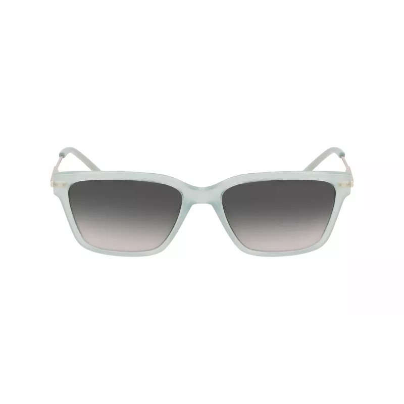 DKNY Women's DK713S Akiniai Nuo Saulės - Ruda Havana Stačiakampis Rėmelis su Rudais Gradientiniais Lęšiais - 56 mm Lęšio Plotis