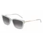 DKNY Women's DK713S Akiniai Nuo Saulės - Ruda Havana Stačiakampis Rėmelis su Rudais Gradientiniais Lęšiais - 56 mm Lęšio Plotis