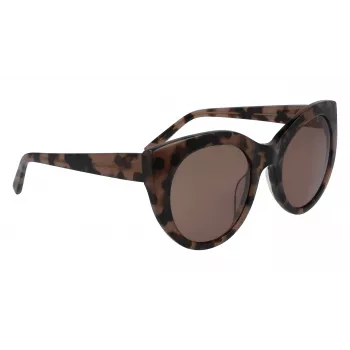 DKNY moteriški akiniai nuo saulės DK517S-230 Havana Brown Rectangular 52mm
