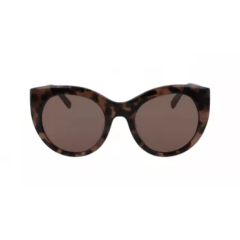 DKNY moteriški akiniai nuo saulės DK517S-230 Havana Brown Rectangular 52mm