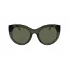 DKNY Moteriški Akiniai Nuo Saulės DK517S-300 Havana Acetato Rėmelis Gradientiniai Rudi Polikarbonatiniai Lęšiai 52mm