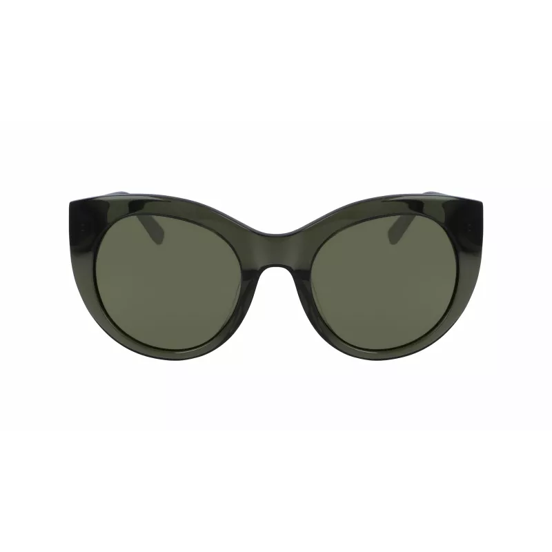 DKNY Moteriški Akiniai Nuo Saulės DK517S-300 Havana Acetato Rėmelis Gradientiniai Rudi Polikarbonatiniai Lęšiai 52mm