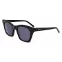 DKNY moteriški akiniai nuo saulės DK541S-001 juodas rėmelis pilki lęšiai 51/21/140 mm