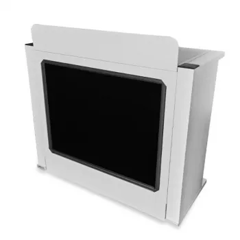 DNA PROFESSIONAL DNA DJ BOOTH WH DJ Booth with Illuminated Table