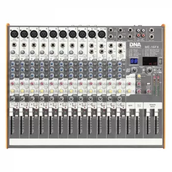 DNA PROFESSIONAL DNA ME-16FX Audio Mixer 16 kanalų USB Bluetooth