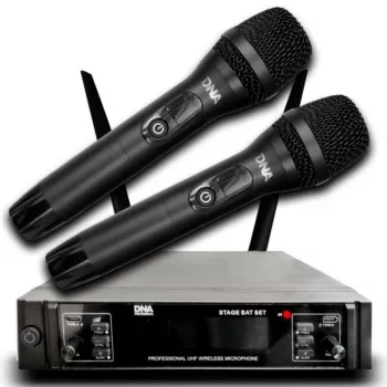 DNA PROFESSIONAL DNA STAGE BAT SET Belaidė sistema su 2 rankiniais mikrofonais