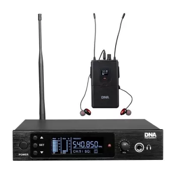 DNA Professional In-Ear belaidės ausinės Bluetooth 5.3, ENC, IPX4, 30h baterija, juodos