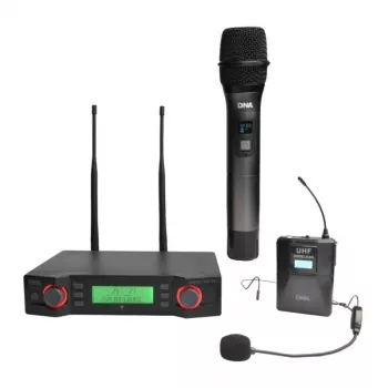 DNA Professional VM Dual Vocal Head Set – belaidė ausinių mikrofonų sistema