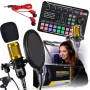 DNA Studio Set išorinė Bluetooth garso plokštė su DSP efektais, fantominiu maitinimu, USB-C ir baterija