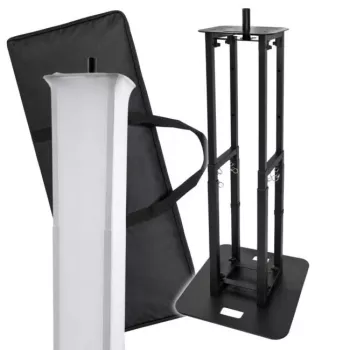 DNA TOTEM V2 Truss Stand Base - Black, Steel, 300x300mm