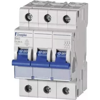 DOEPKE DLS 6H B13-3 automatinis grandinės pertraukiklis, 3 polų, 13A, 6kA, 09914112