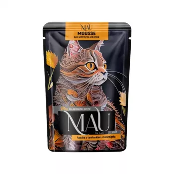 DOLINA NOTECI MAU Mousse Duck with Thyme and Catnip - šlapias kačių ėdalas 85g