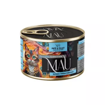 DOLINA NOTECI MAU Pate and Fillet Crimson with Pansy šlapias kačių maistas 185g