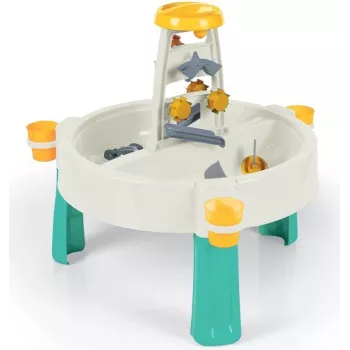 DOLU 2-in-1 vandens ir smėlio veiklos stalas, baltas/žalias (2670)