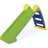 DOLU Green Slide 3031 - 3 pakopų vaikų čiuožykla su plačiomis pakopomis ir turėklais, skirta naudoti patalpose/lauke, 25 kg talpa