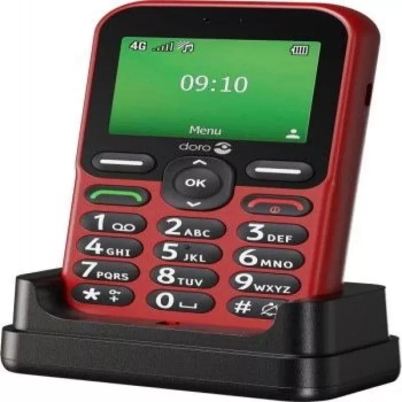Doro DORO E10 RED 4G Mobilus Telefonas