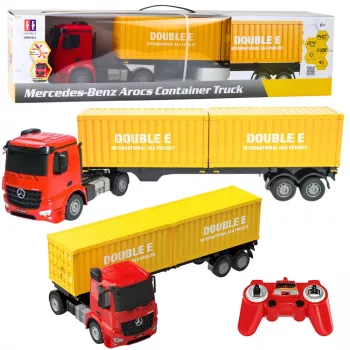 Double E Mercedes-Benz Arocs nuotolinio valdymo RC konteinerinis sunkvežimis 1:26