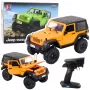 Double E RC Jeep Wrangler Rock Crawler Orange 1:14 nuotoliniu valdymu visureigis