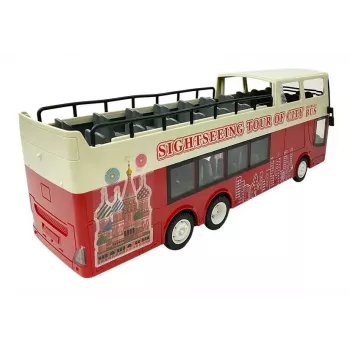 Double E nuotoliniu būdu valdomas dviaukštis autobusas R/C 2.4G 1:18