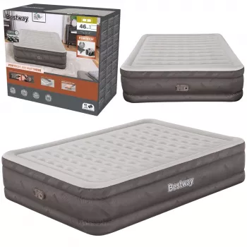 Pripučiamas dvigubas čiužinys su elektriniu siurbliu 203x152 cm Bestway 69050