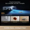 Dreame X60 Pro Ultra Complete White robotas dulkių siurblys su įkrovimo stotele ir priedais